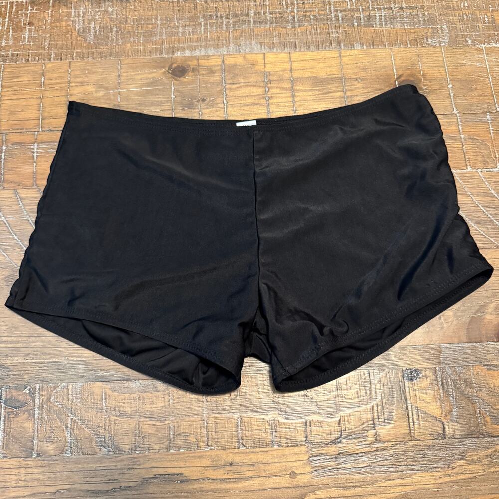 Sea Grove Women's Medium Black Swim Shorts Polymade Beach Pool Vacation